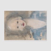 Blond Woman, Helene Schjerfbeck Tissuepapier (Voorkant)