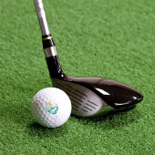 Blond Zeemeermin Maan Fantasy Art Deco Golfballen