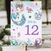 Blond Zeemeermin Onder het Zee Kaart