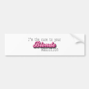 Blonde Addiction Bumpersticker