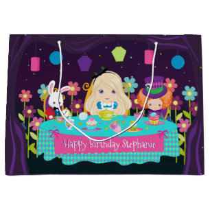 Blonde Alice - Tea Party Large Gift Bag Groot Cadeauzakje