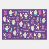 Blonde Alice's avonturen in Wonderland Inpakpapier Vel (Voorkant 3)