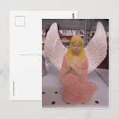 Blonde Angel Briefkaart (Voorkant / Achterkant)