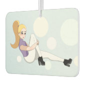 Blonde Anime Girl Luchtverfrisser (Links)