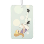 Blonde Anime Girl Luchtverfrisser (Achterkant)