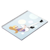 Blonde Anime Girl Notitieboek (Linkerzijde)