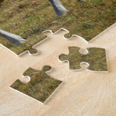 Blonde Aquitaine koe Legpuzzel (Zijkant)