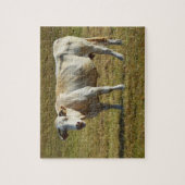 Blonde Aquitaine koe Legpuzzel (Verticaal)