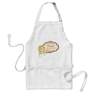 Blonde Baker Cupcake D12 Apron 2 Standaard Schort