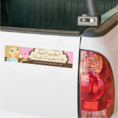 Blonde Baker Cupcake D12 Bumpersticker 1 (Op Truck)