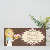 Blonde Baker Cupcake D12 Cadeaubon 3 (Staand voorkant)
