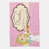 Blonde Baker Cupcake D12 keukenhanddoek 1 (Verticaal)