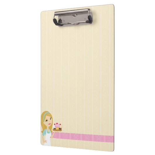 Blonde Baker Cupcake D12 klembord 1 (Links)