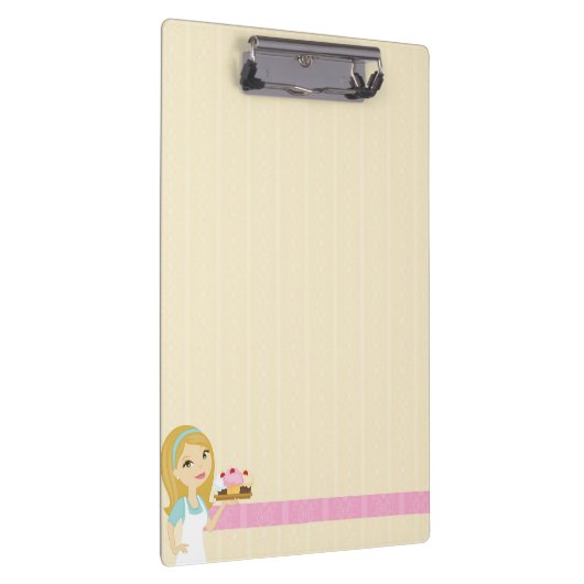 Blonde Baker Cupcake D12 klembord 1 (Rechts)