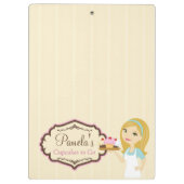 Blonde Baker Cupcake D12 Klembord 3 (Achterkant)