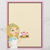 Blonde Baker Cupcake D12 Letterhead 5 (Voorkant)