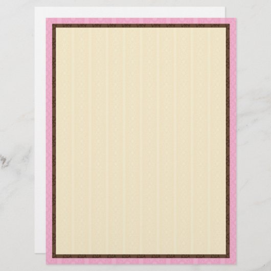 Blonde Baker Cupcake D12 Letterhead 6 (Voorkant / Achterkant)