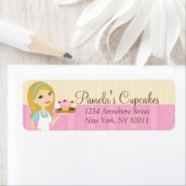 Blonde Baker Cupcake D12 Retouradres Labels 2 (Insitu)