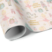 Blonde Ballerina Gepersonaliseerde voedingskraker Cadeaupapier (Rol Hoek)