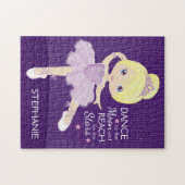 Blonde Ballerina Legpuzzel (Horizontaal)