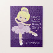Blonde Ballerina Legpuzzel (Verticaal)