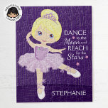 Blonde Ballerina Legpuzzel<br><div class="desc">Multicultural Ballerina puzzle personaliseren. Meer van mijn gepersonaliseerde Ballerina cadeautjes.</div>