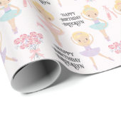 Blonde Ballerina Persoonlijk pakpapier (Rol Hoek)