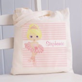 Blonde Ballerina Two Sided Canvas tas