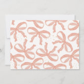 Blonde ballerina verjaardagsuitnodiging kaart (Achterkant)