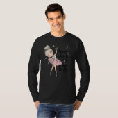 Blonde Ballet Dancer Girls Ballerina Dance Class W T-shirt (Voorkant volledig)