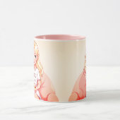 Blonde Beauty Ceramic Mug - Vibrant Yellow Hair Mok (Midden)