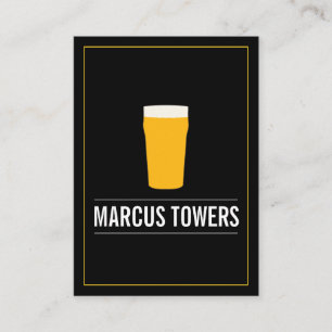 Blonde Beer IPA Brewmaster Visitekaartje