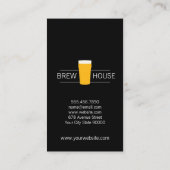 Blonde Beer IPA Brewmaster Visitekaartje (Achterkant)