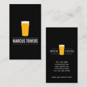 Blonde Beer IPA Brewmaster Visitekaartje (Voorkant / Achterkant)