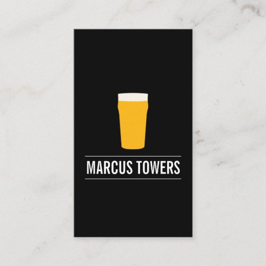 Blonde Beer IPA Brewmaster Visitekaartje (Voorkant)
