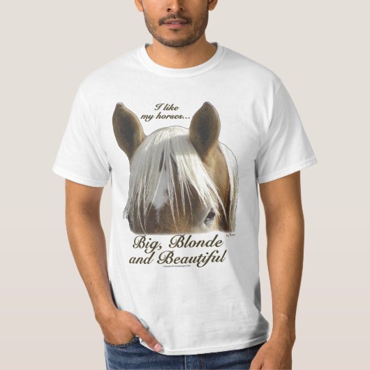 Blonde Belgium T-shirt (Voorkant)