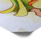 Blonde Belly Dancer Sketch Poster (Hoek)