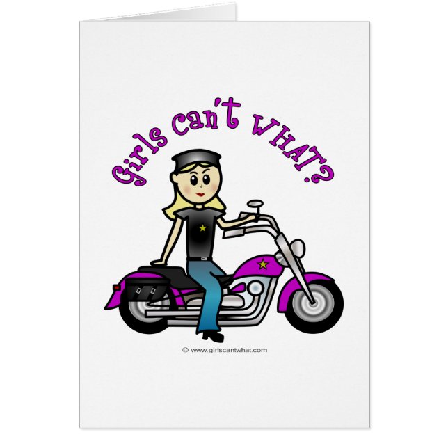 Blonde Biker (Voorkant)