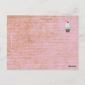 Blonde Blue Eyes Briefkaart (Achterkant)