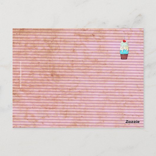 Blonde Blue Eyes Briefkaart (Achterkant)