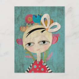 Blonde Blue Eyes Briefkaart