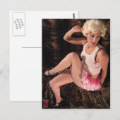 Blonde Bomb Briefkaart (Voorkant / Achterkant)