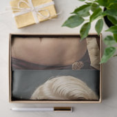 Blonde Bombshell – Edgy Pin-Up Decoupage Tissuepapier (Geschenk)