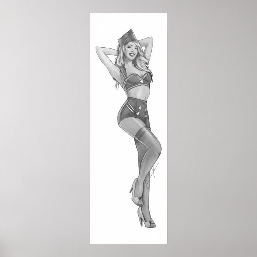 Blonde Bombshell Poster (Voorkant)