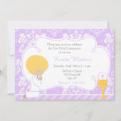 Blonde Boy First Community Damask Kaart (Voorkant)