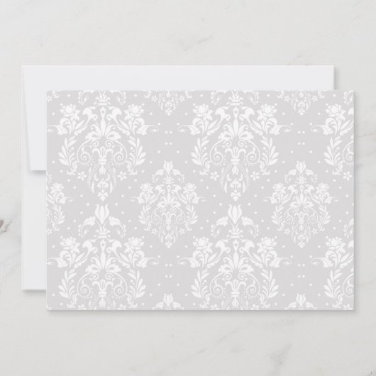 Blonde Boy First Community Damask Kaart (Achterkant)