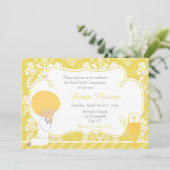 Blonde Boy First Community Damask Kaart (Staand voorkant)