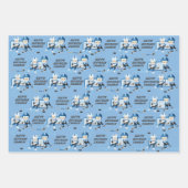 Blonde Boy Hockey op maat Inpakpapier Vel (Voorkant 3)