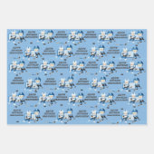 Blonde Boy Hockey op maat Inpakpapier Vel (Voorkant 2)