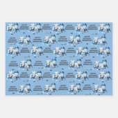 Blonde Boy Hockey op maat Inpakpapier Vel (Voorkant)